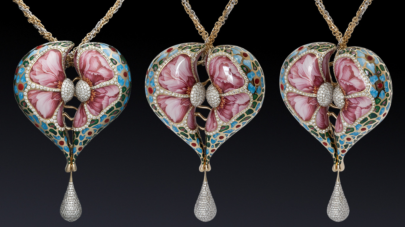 Ювелирный постер и рекламный модуль