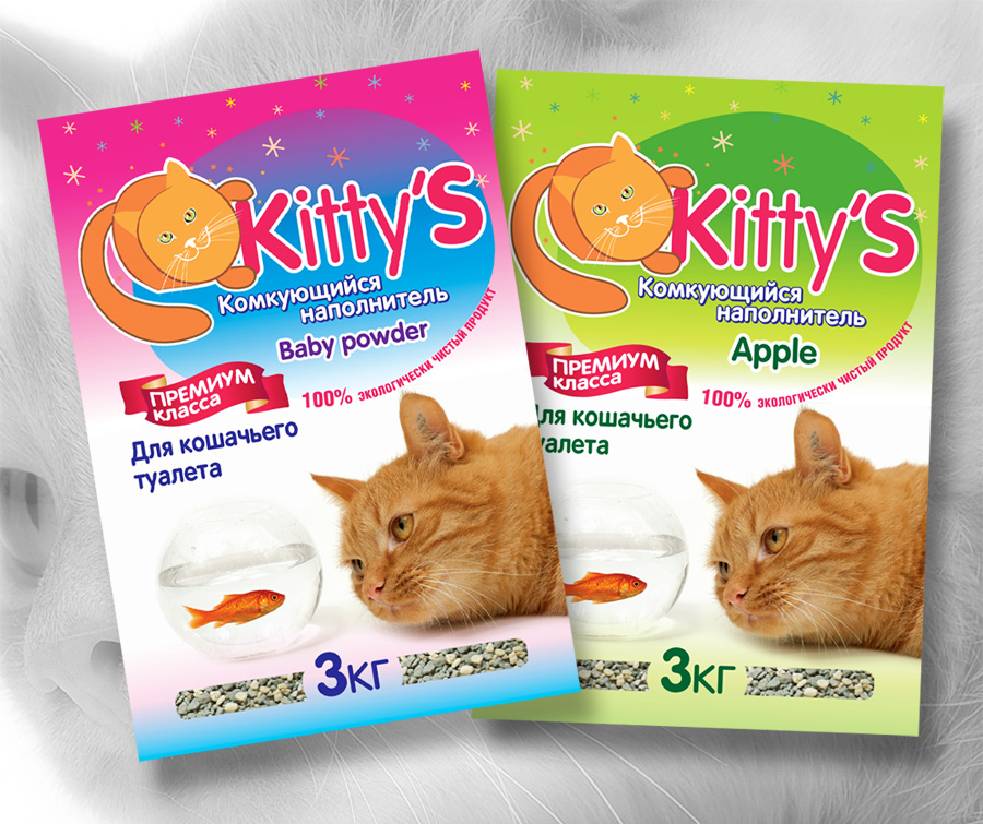 Наполнитель для кошачьего туалета вариант 2