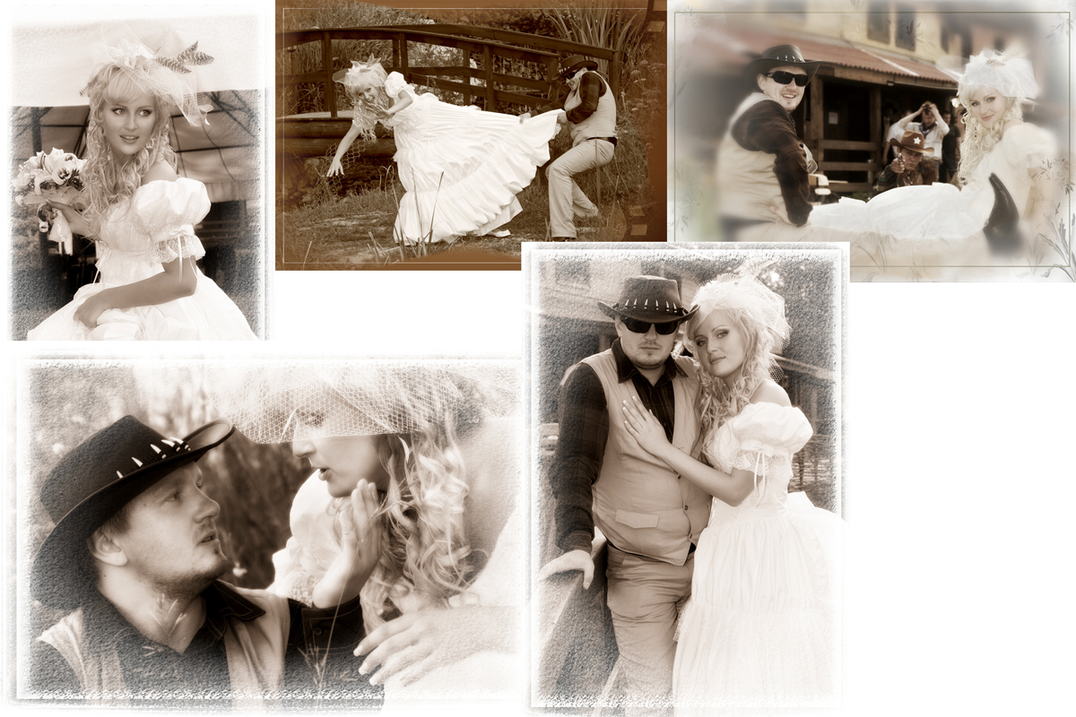 обработка свадебного фото