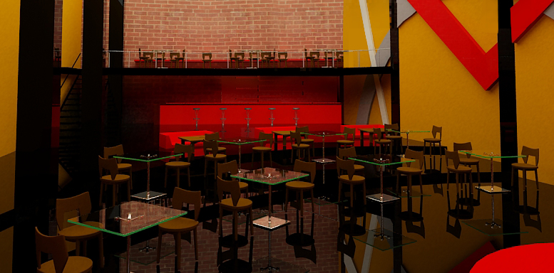 Интерьер клуба "СССР"