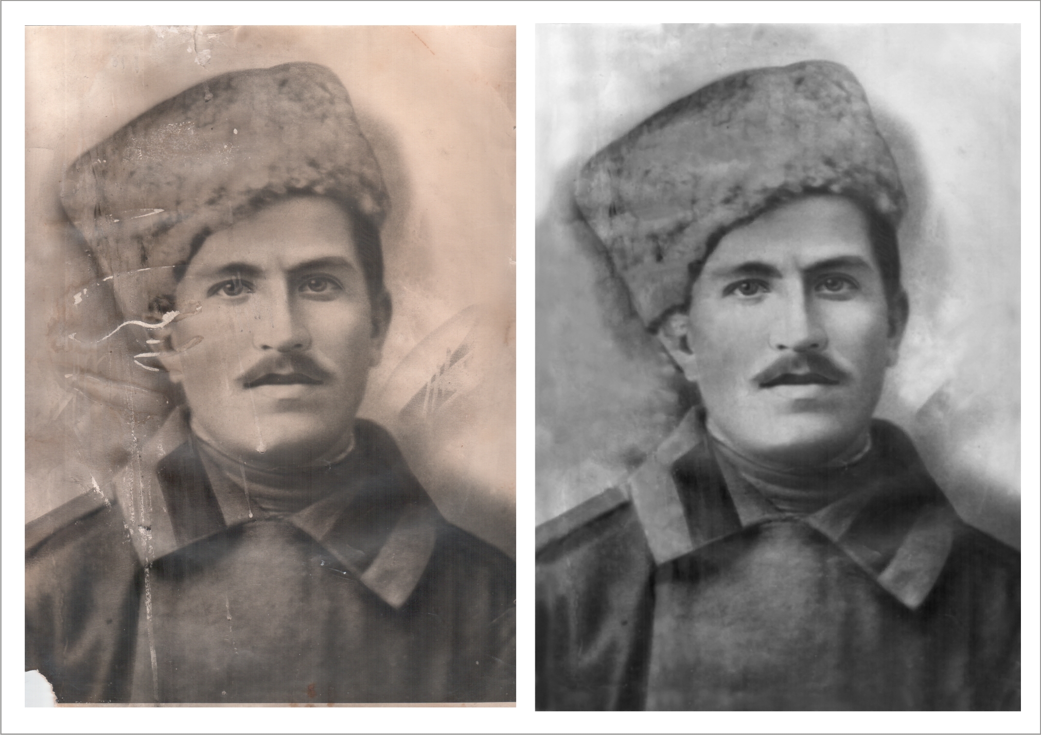 Ретушь старой фотографии