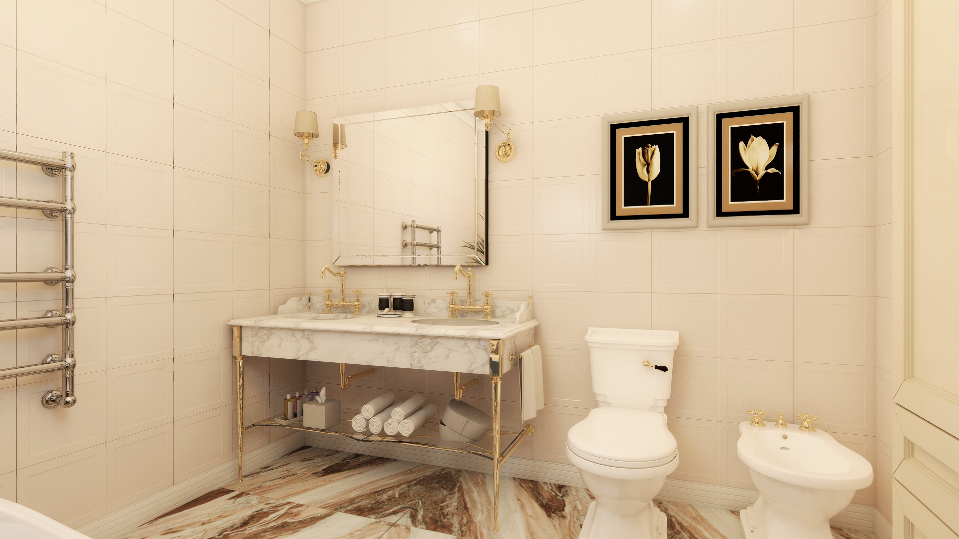 Ванная.Дом в Комарово.