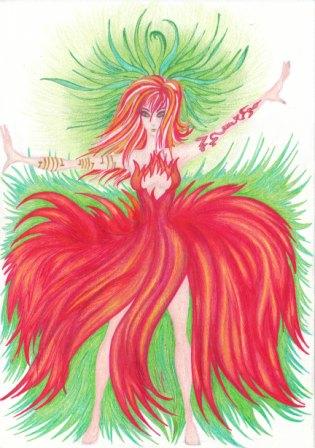 Вся такая горячая... (В смысле, огненная)