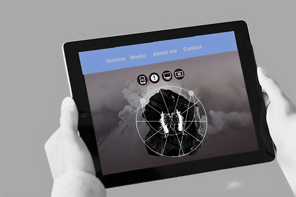 Сайт визитка дизайнера "Марии Евтушенко"