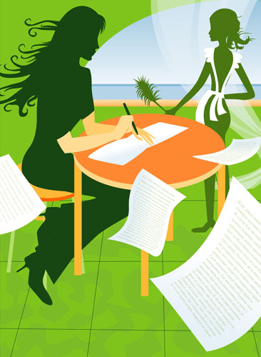 Книжная иллюстрация "Если бы красота убивала".