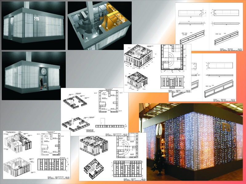 Выставочный стенд. Инженерный проект.