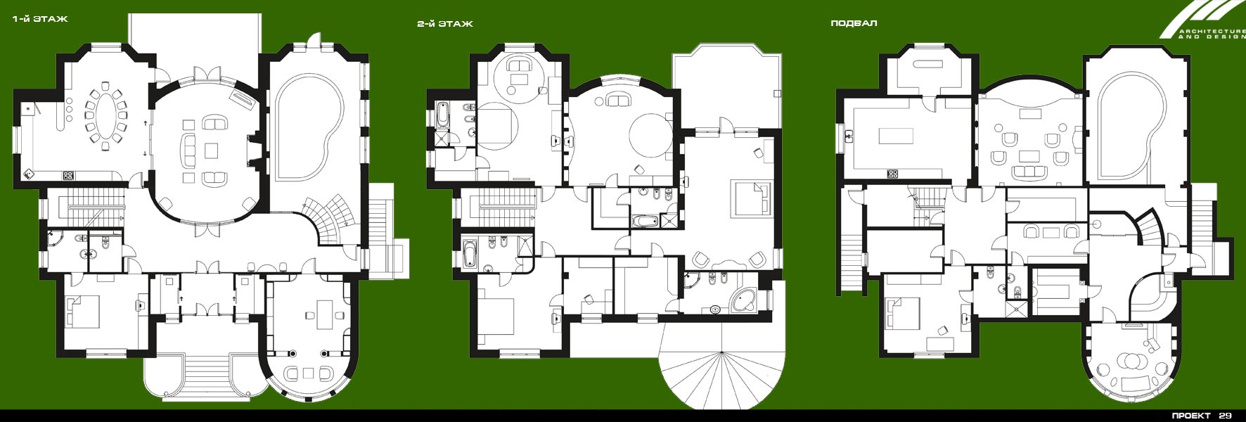 Проект интерьеров дома