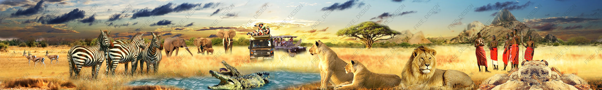 Шапка для сайта  Африка