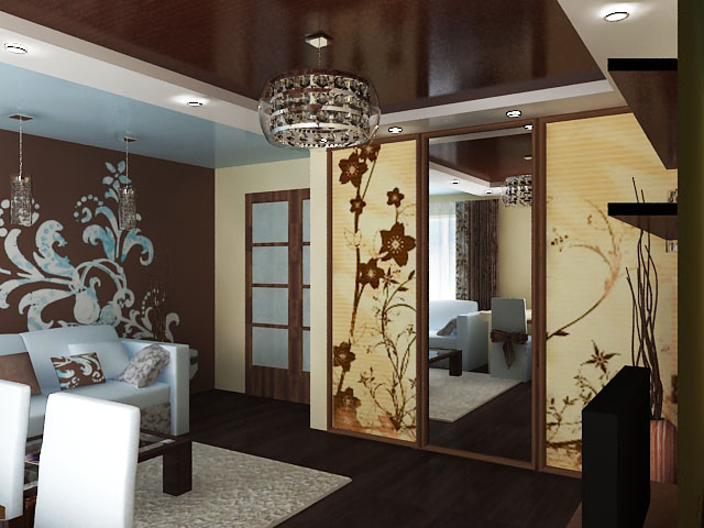 гостиная с росписью