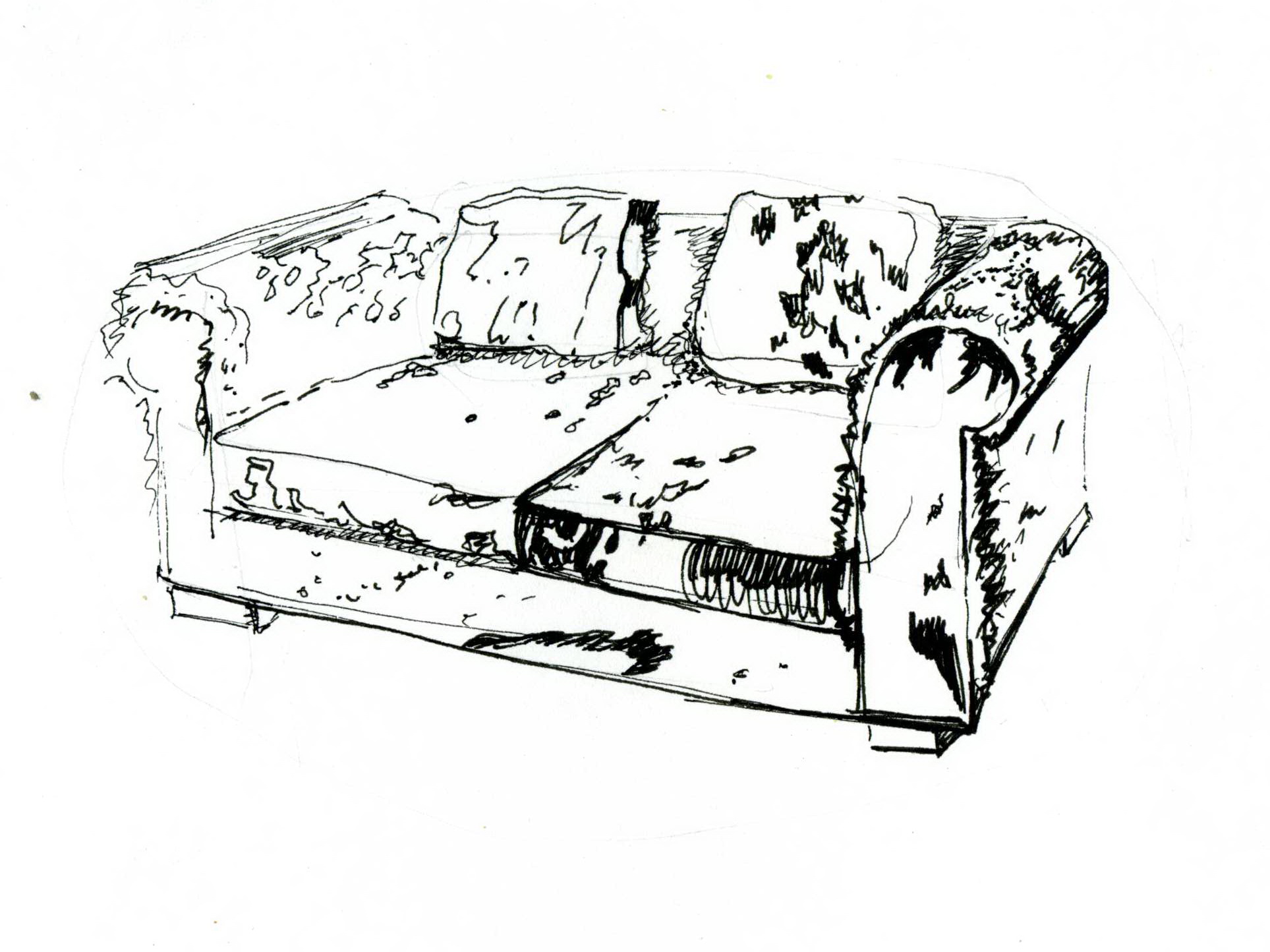 Эскиз диванчика