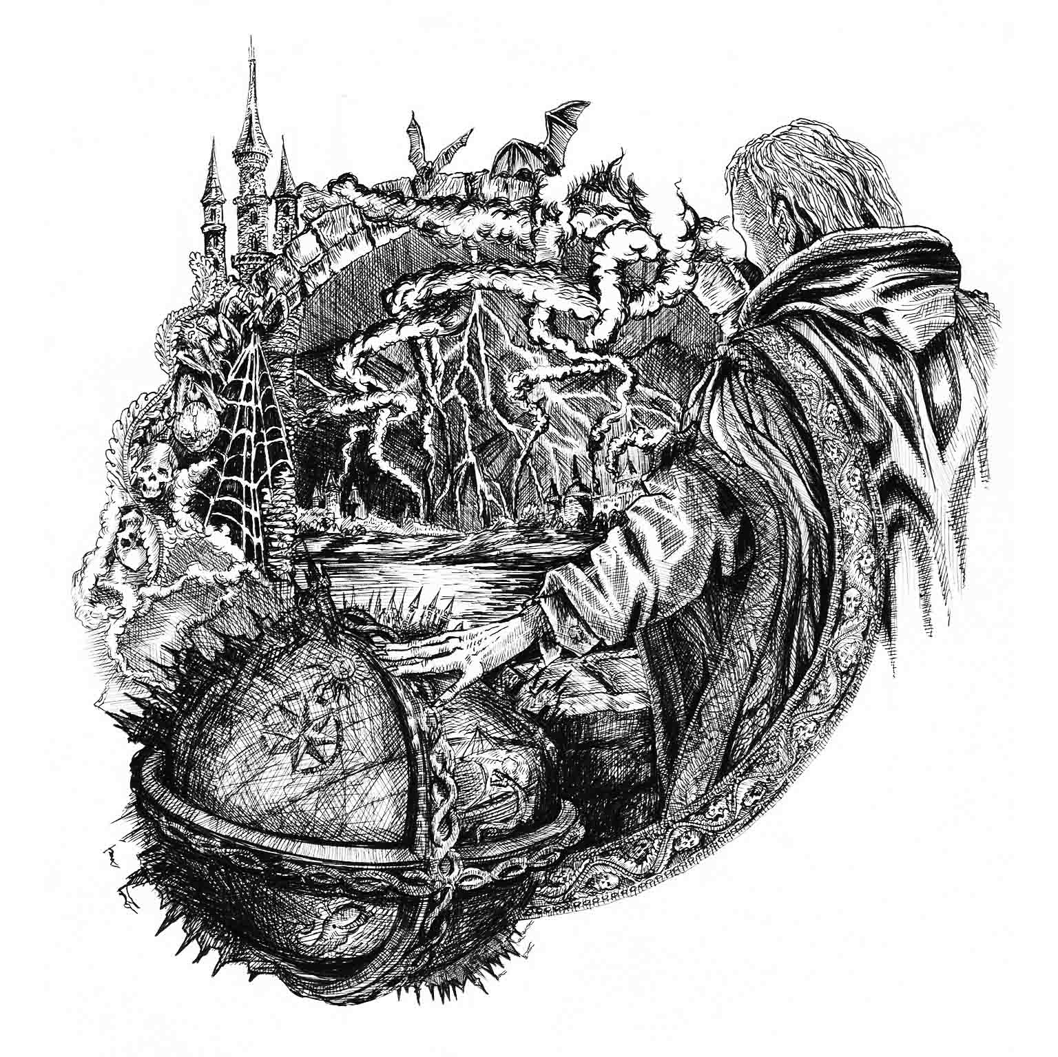 Оформление главы книги В. Имакаева "Мирателус - князь нетопырей&q