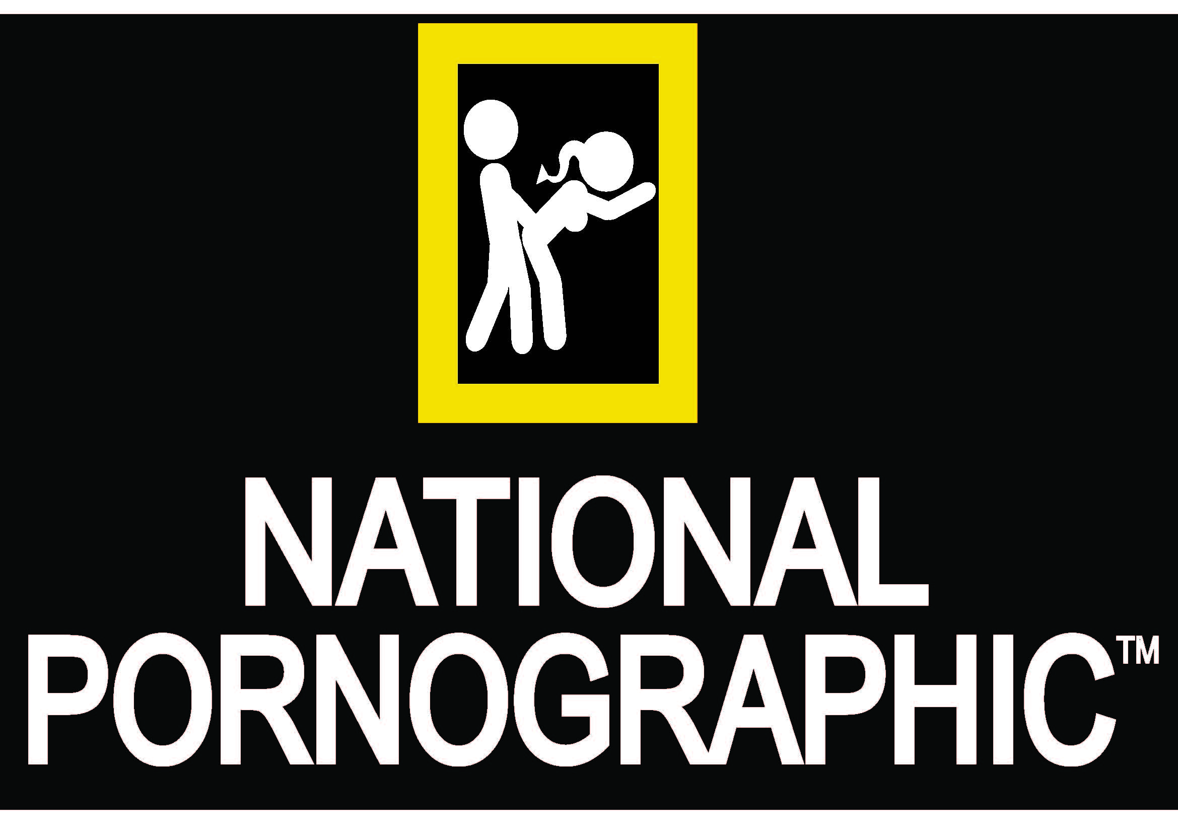 Принт на футболку "Нешнл порнографик"