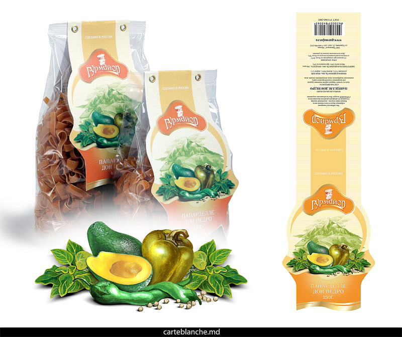 дизайн серии этикеток