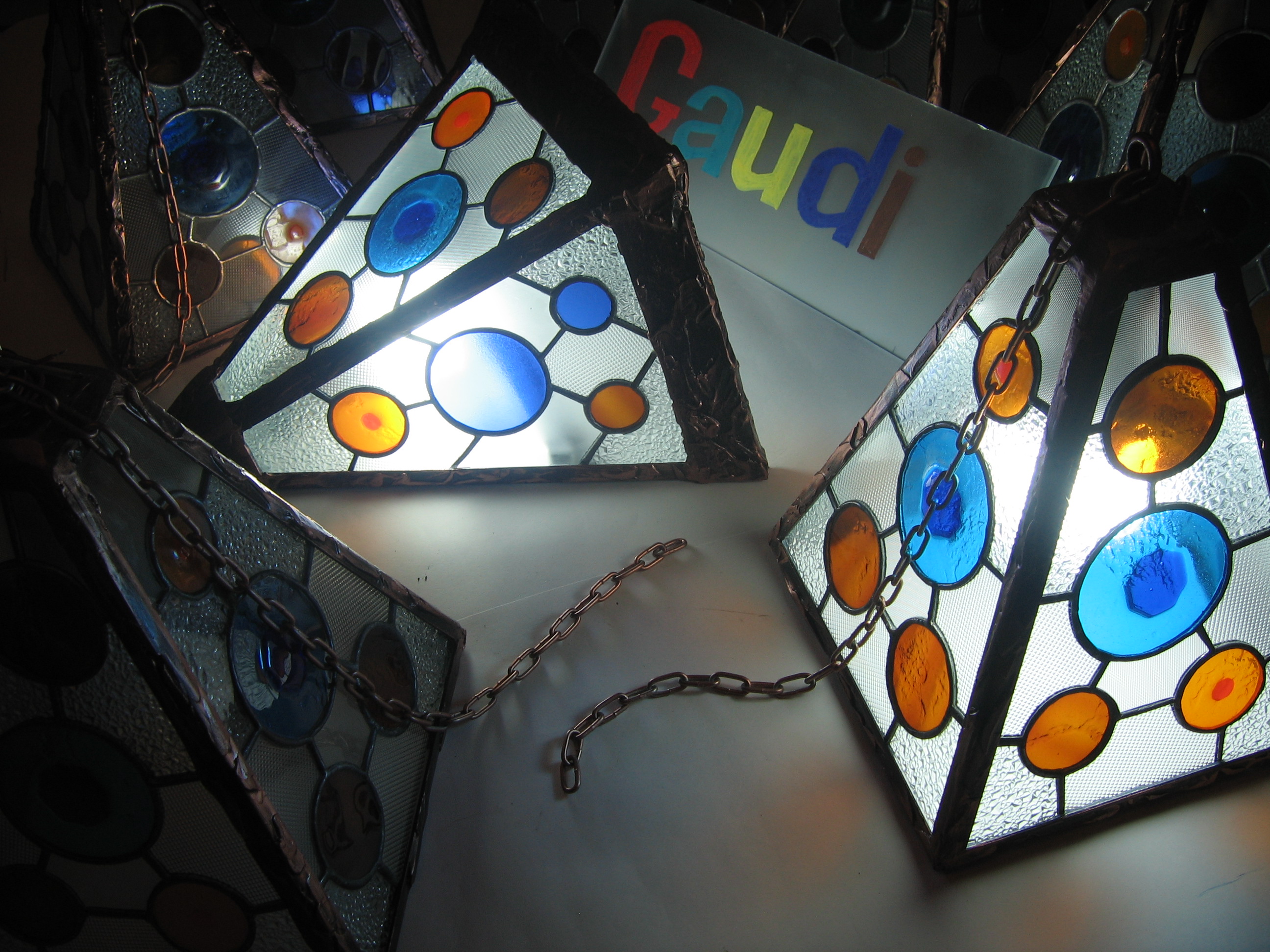 светильники " ГАУДИ " - фьюзинг, тиффани