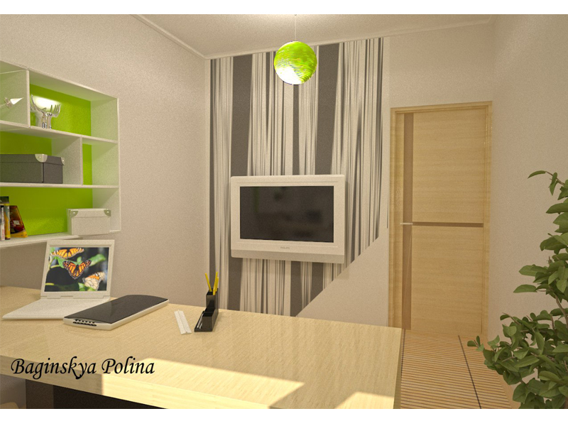 Комната для подростка 17 лет Эко-дизайн