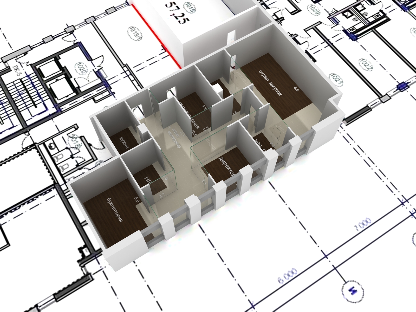 Офис 925* в Меноре  г.Днепропетровск