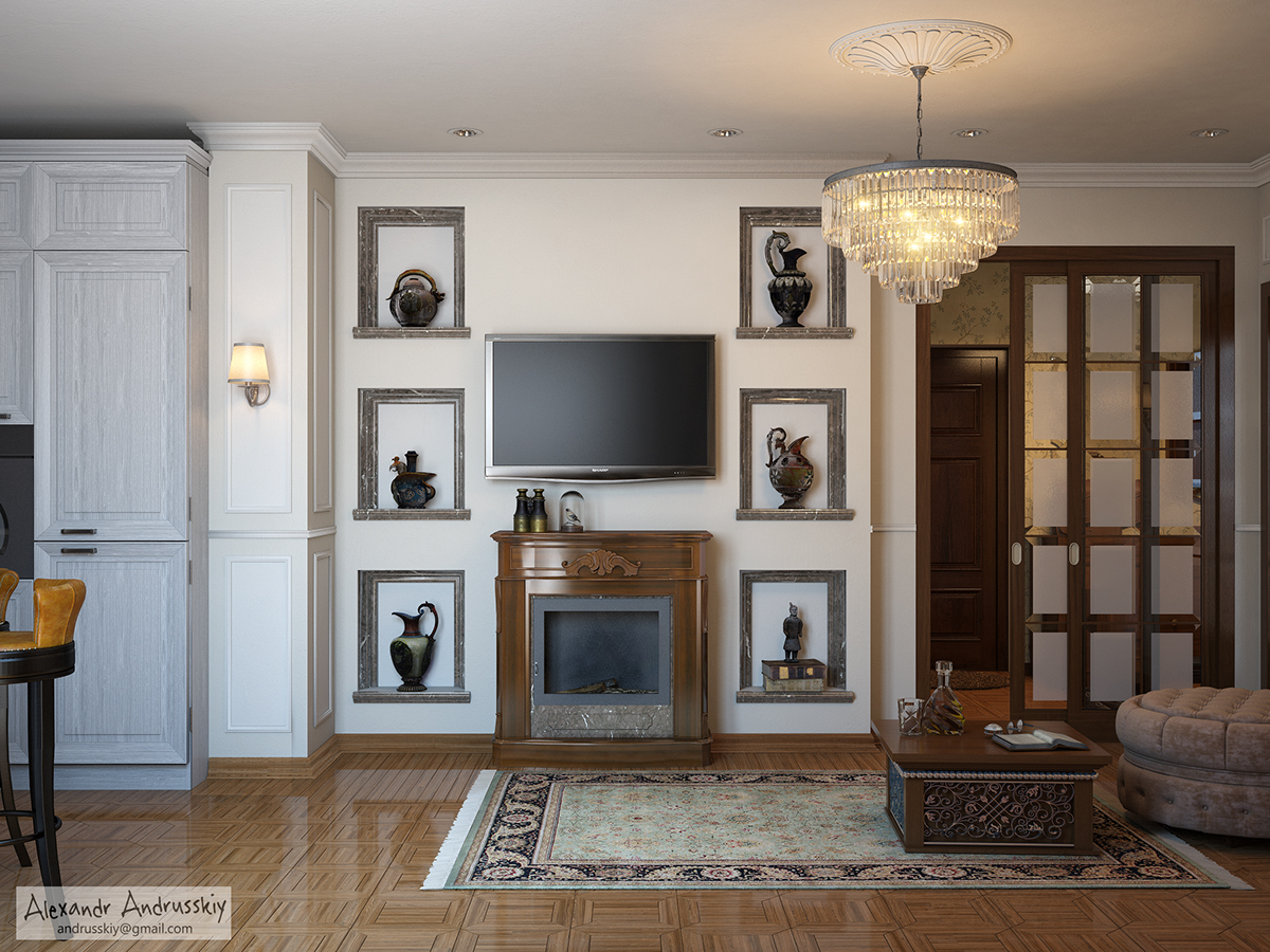 Квартира в классическом стиле