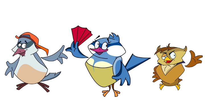 Проба персонажей для сериала "Ранние Пташки"