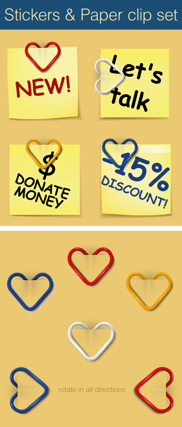 Stickers-&amp;-Paper-clip