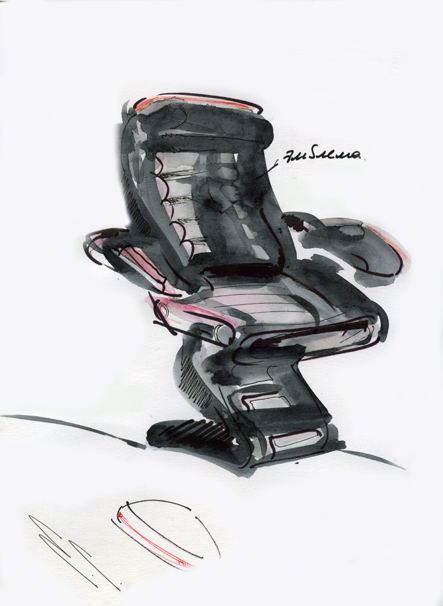 Эскиз терминала для Аэрофлота.