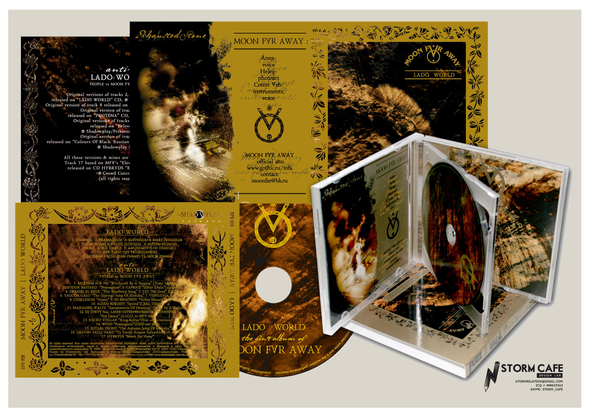 CD packaging: Moon Far Away "Lado World"