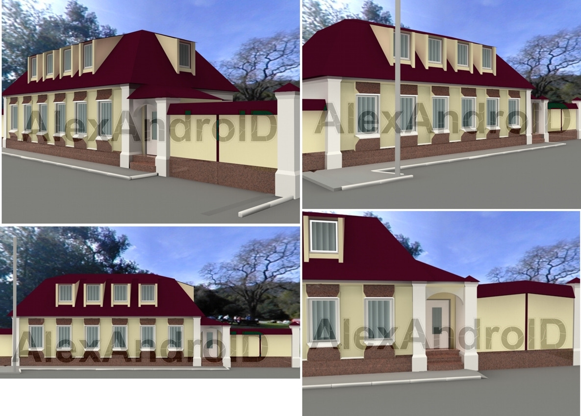 один из вариантов внешней отделки фасада