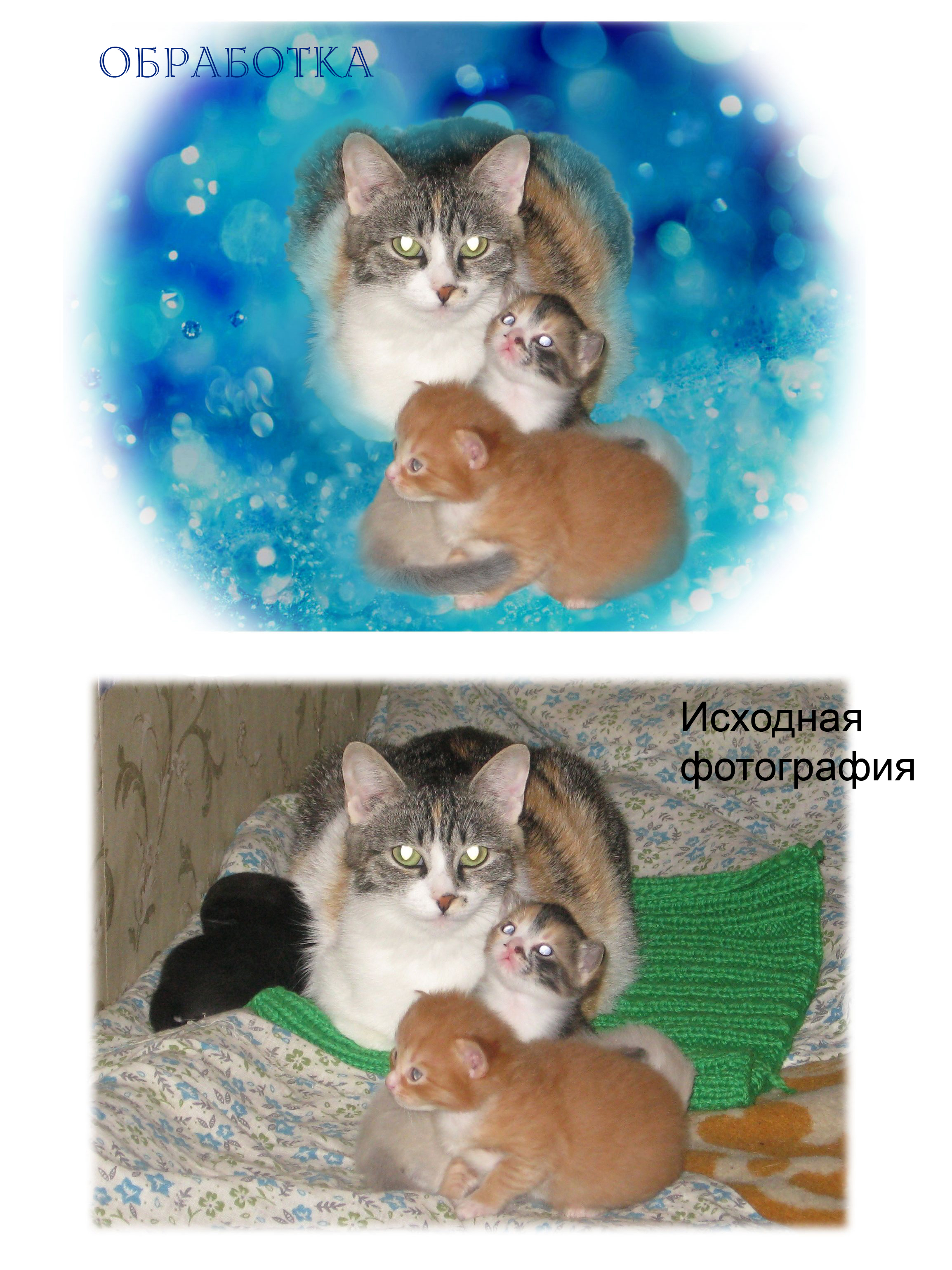 Замена фона