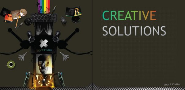 Разварот для личного каталога с работами