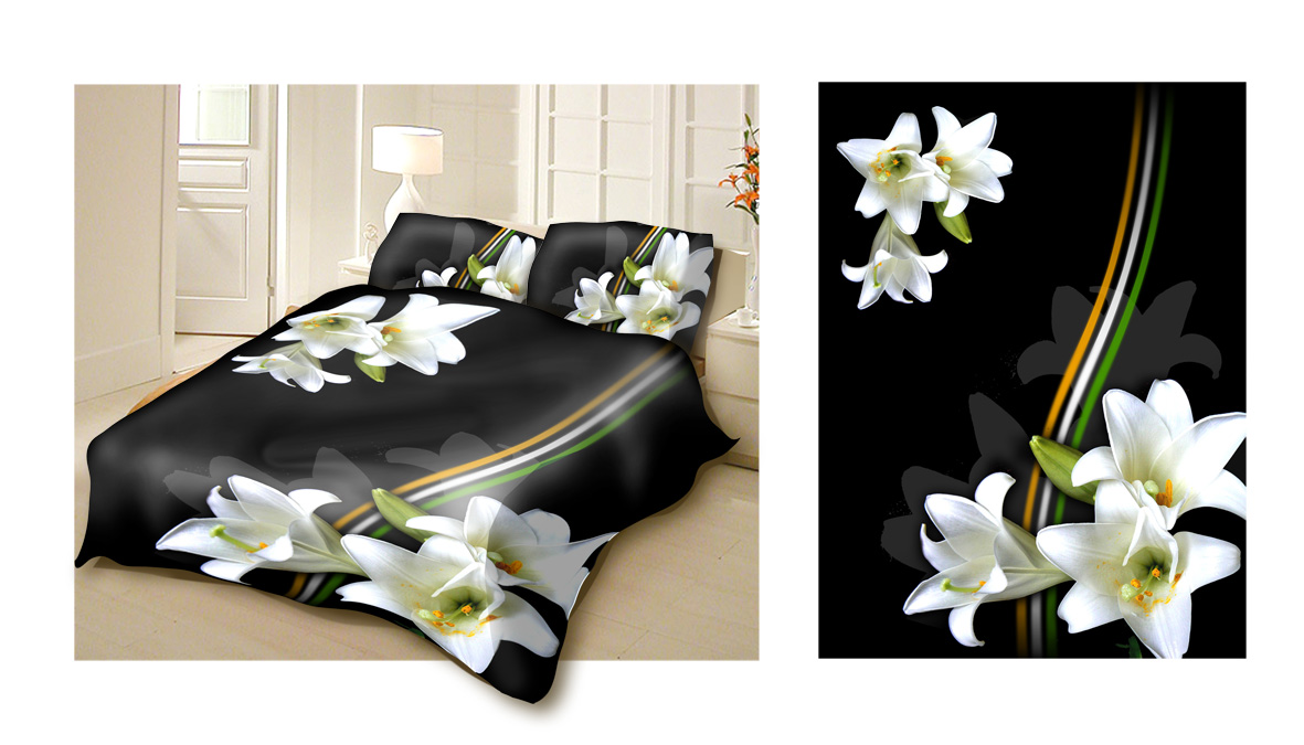 Эскизы постельного белья