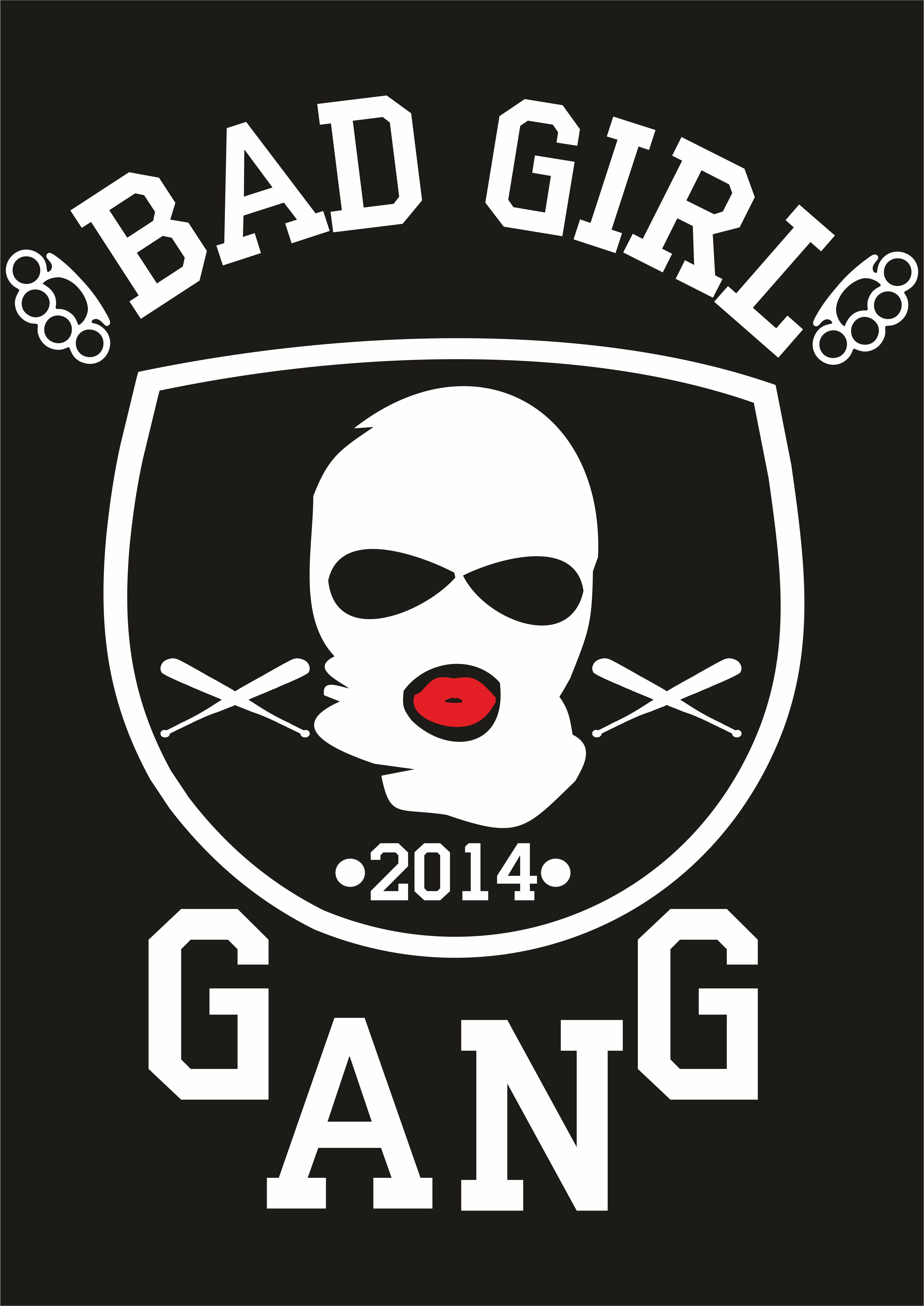 Logo bad girls gang