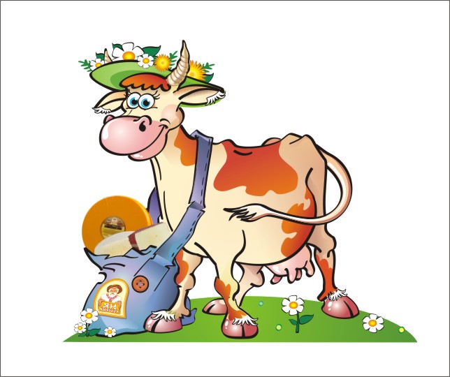 Персонаж "Корова" для маслосырзавода