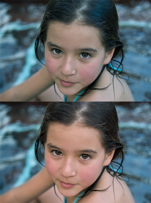 Коррекция оттенка кожи