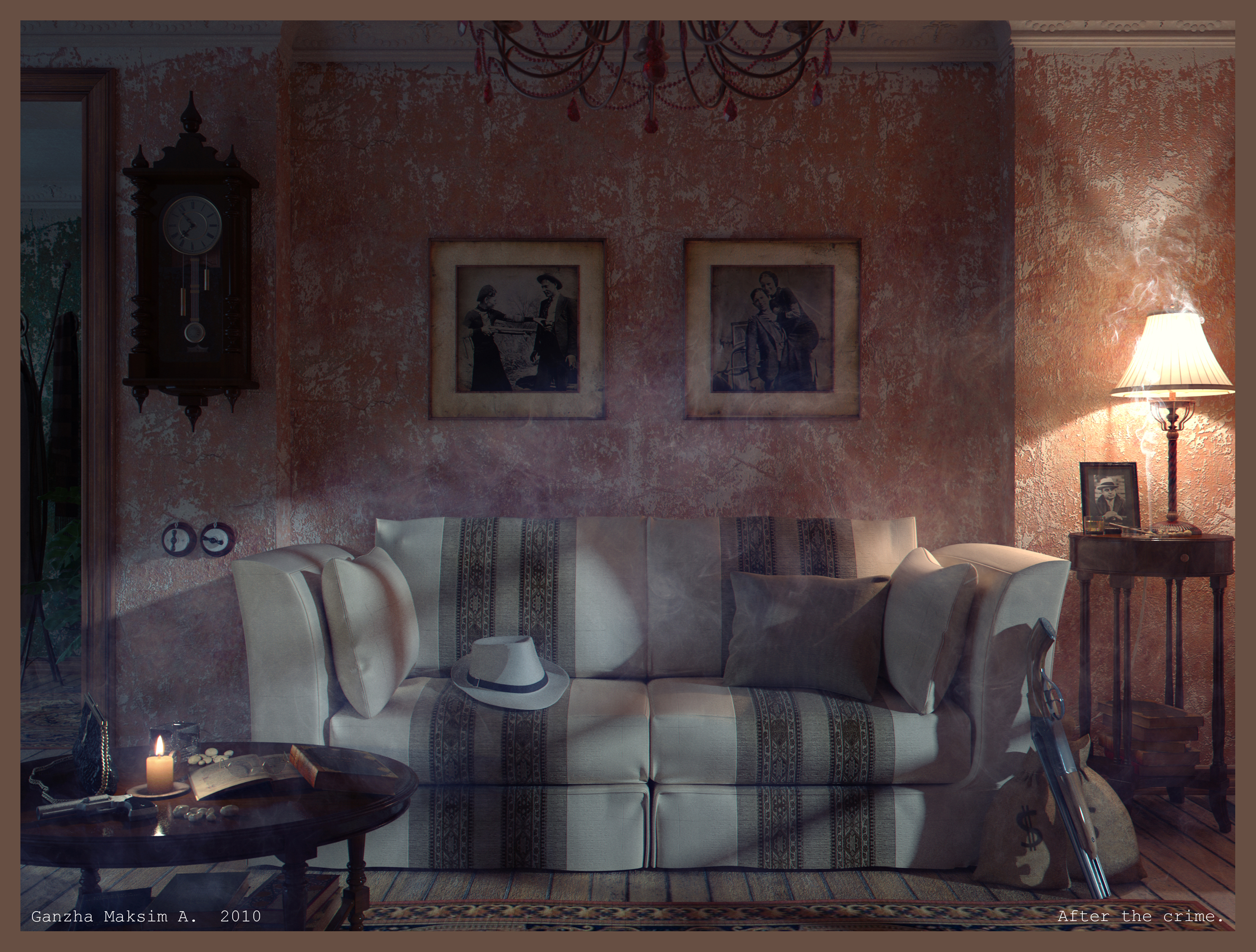 Интерьер After the crime