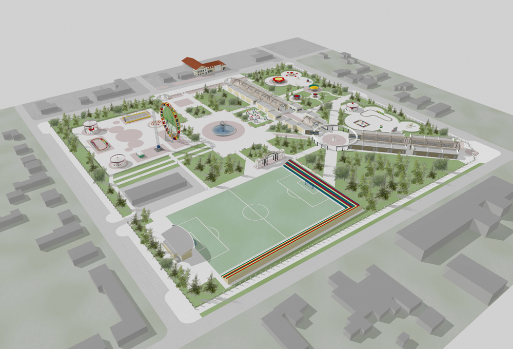 Городской парк, г. Троицк