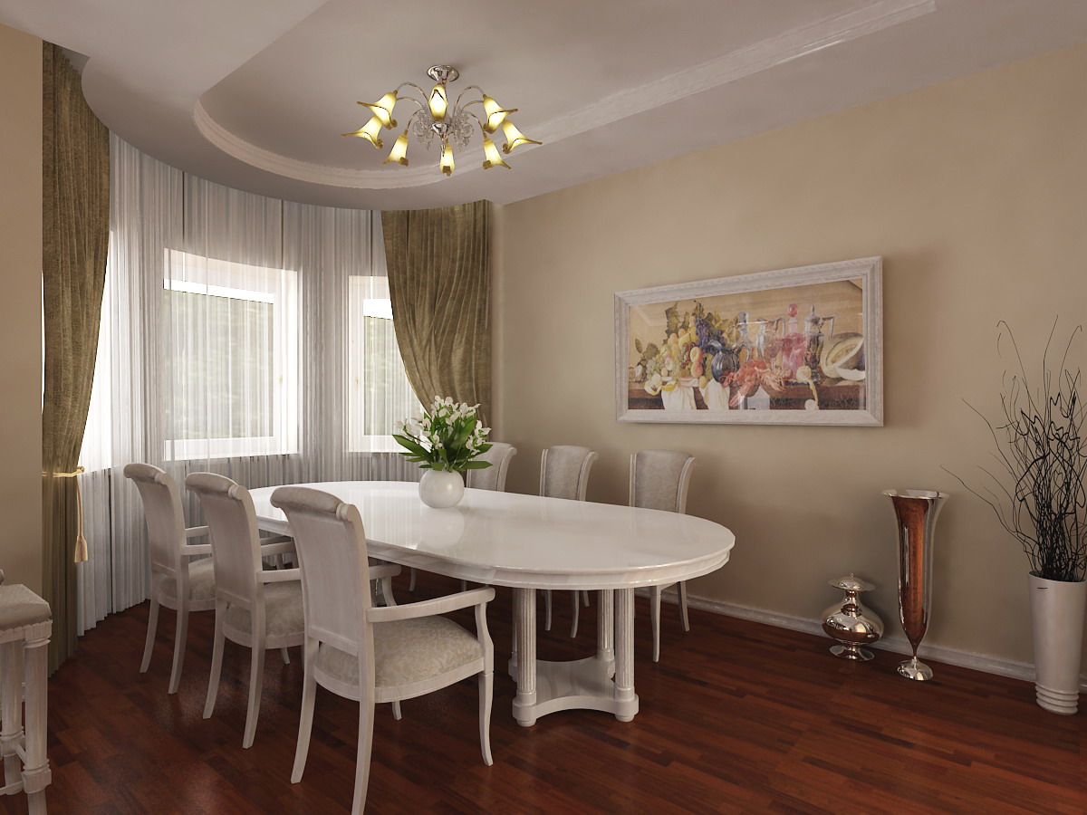 Коттедж п. Фоминское. 1 этаж. Кухня