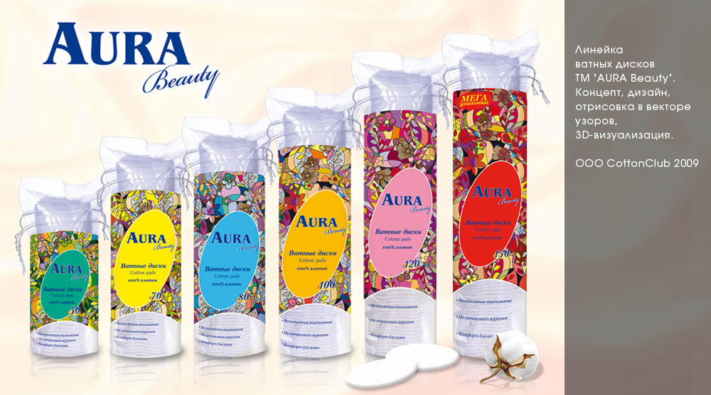 Ватные диски "AURA Beauty"