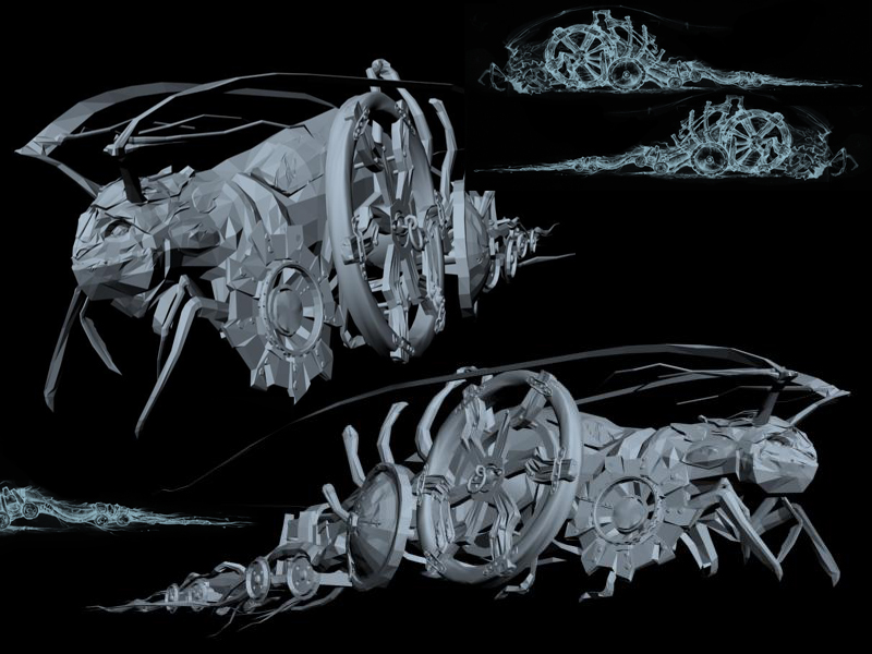 Фантастический "Черветанк" 3D модель
