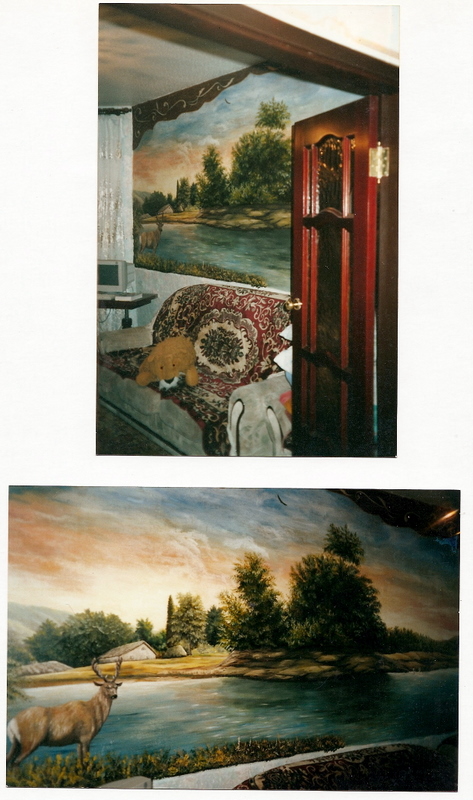 Роспись стен.