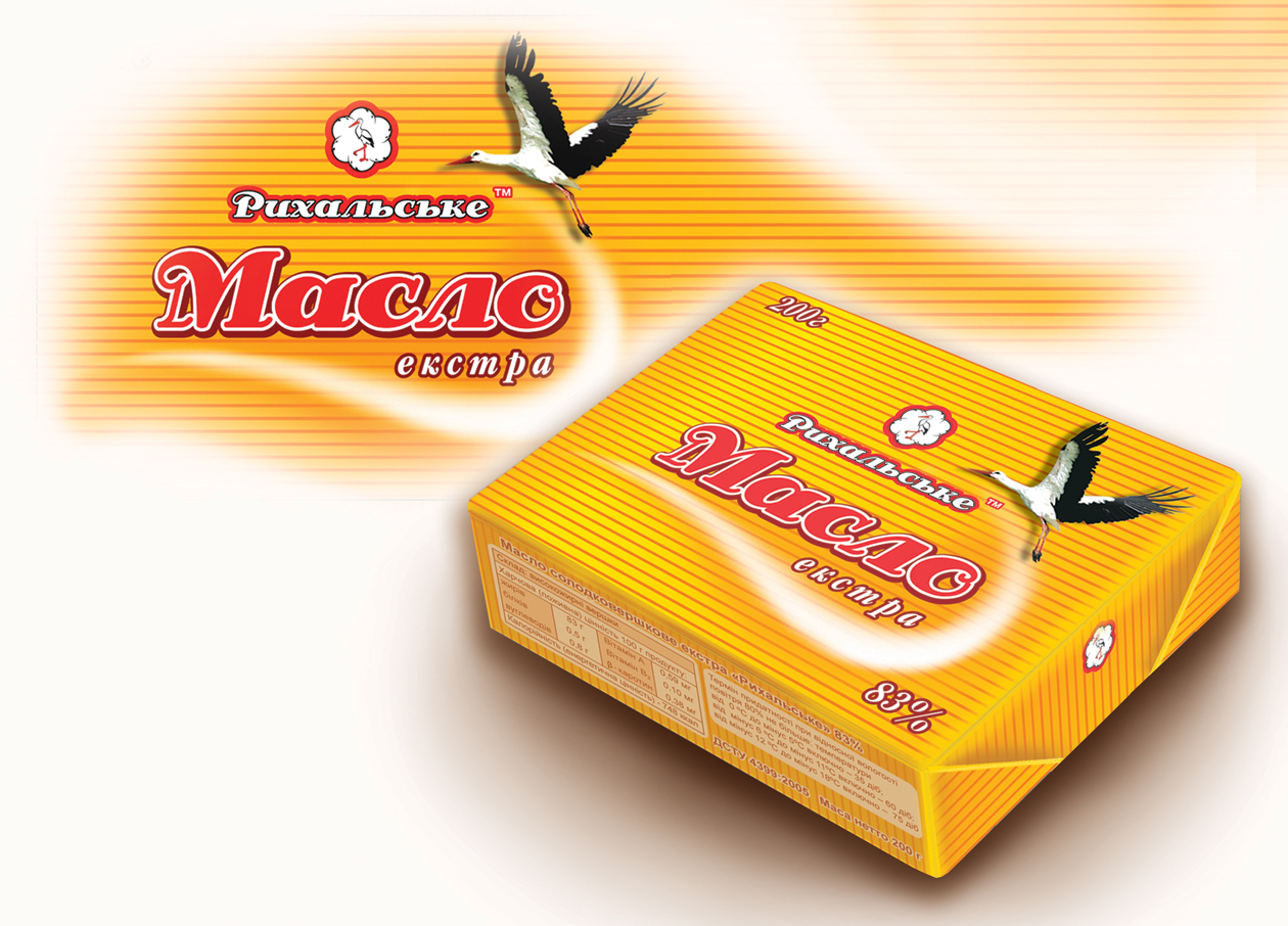 МАСЛО экстра 83% "РИХАЛЬСЬКЕ" ТМ