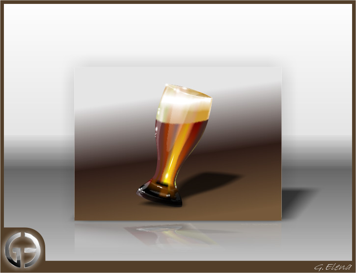 Бокал с пивом