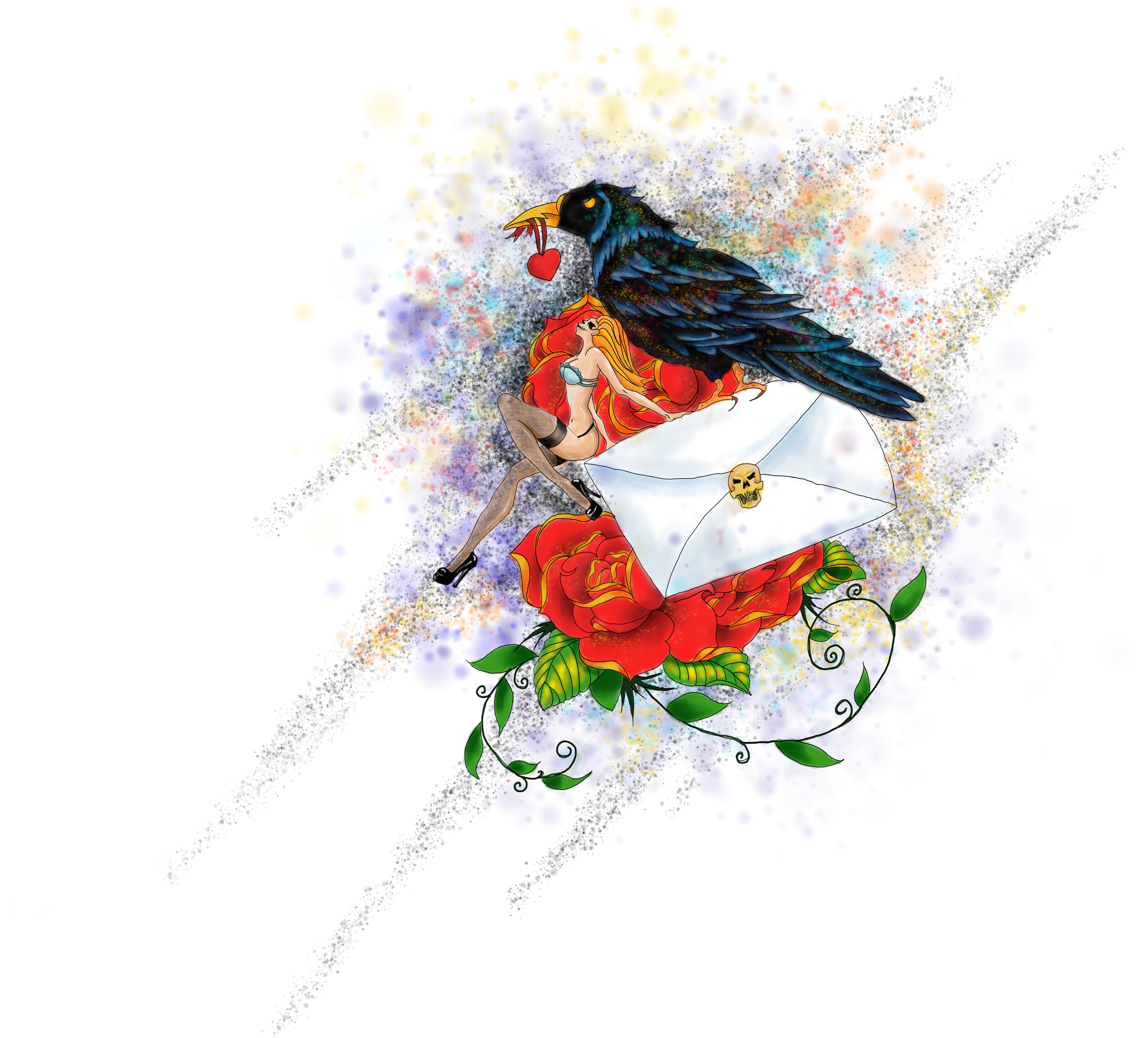 Эскиз тату в стиле Old School