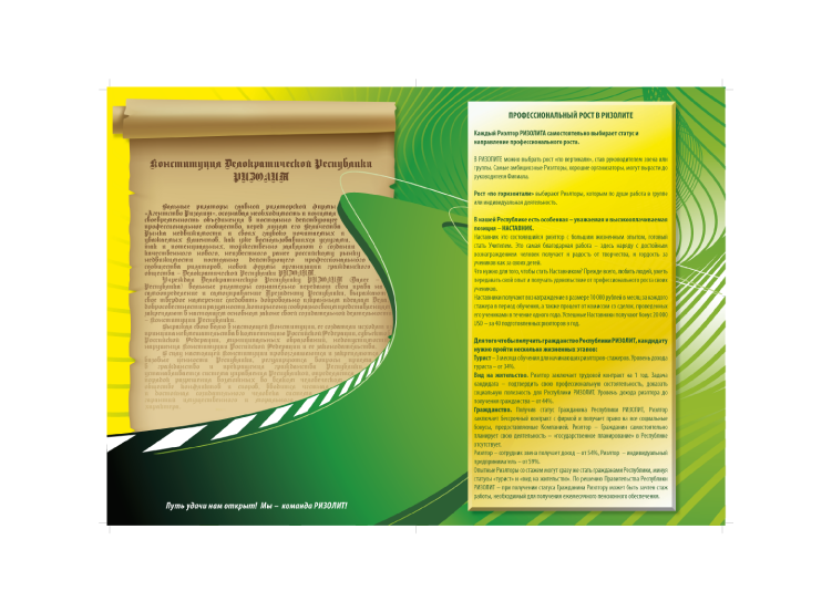 Брошюра разворот