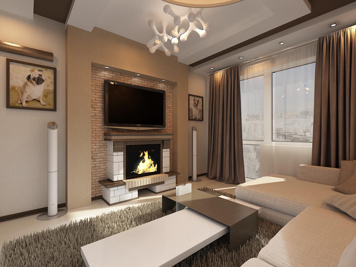 уютная гостиная