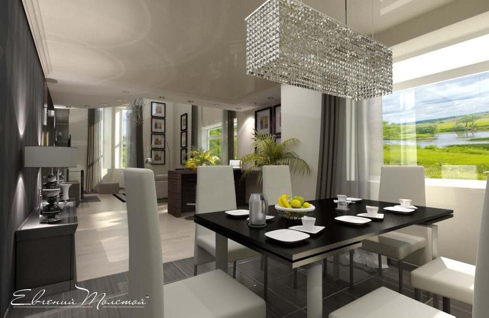 Дизайн интерьера коттеджа