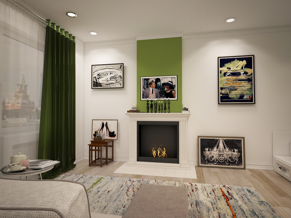 белая квартира