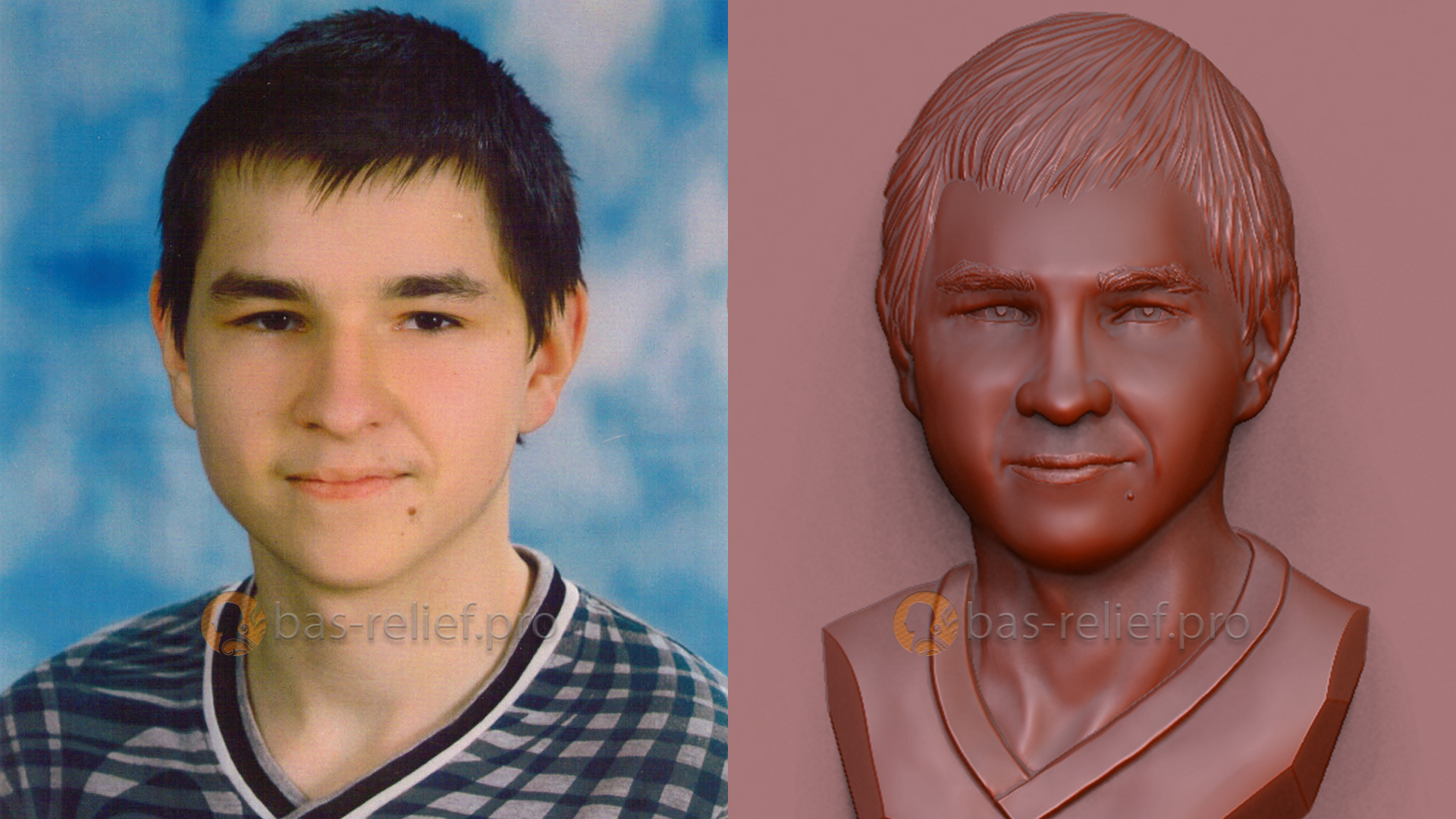 3D модель по фотографии. Барельеф для станка с ЧПУ. Частный заказ 2