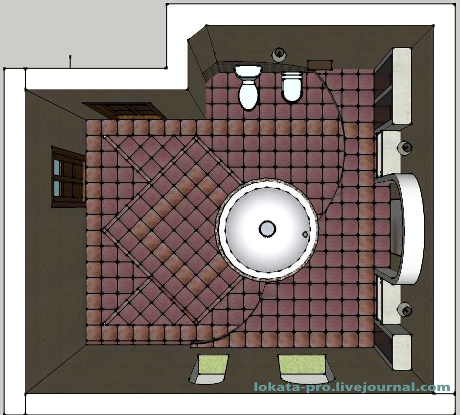 Санузел при спальной комнате.