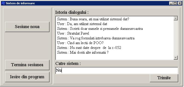 Система предоставления информации посредством диалога