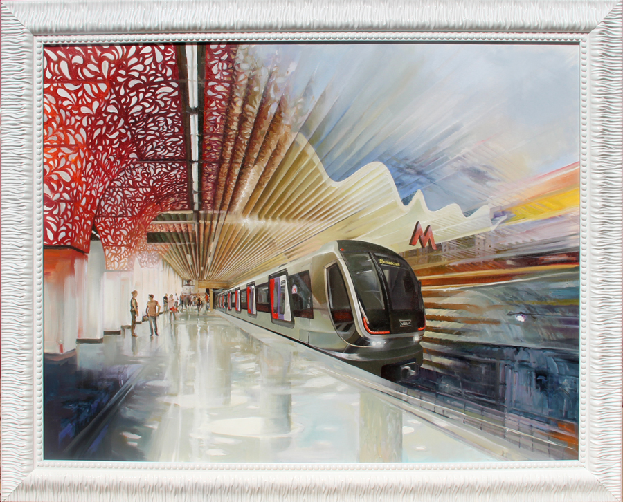 картина маслом (по заказу Московского метрополитена)