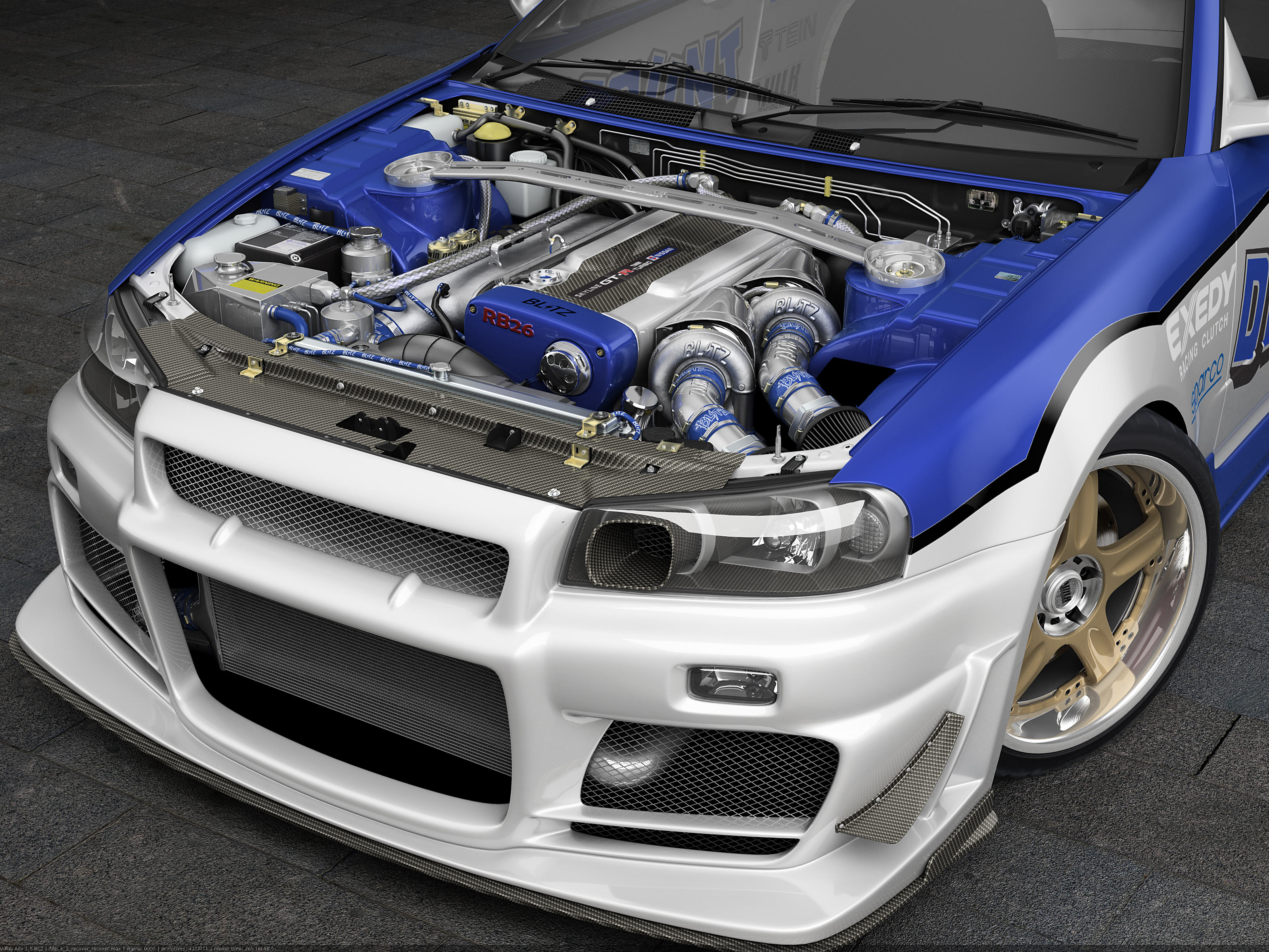 двигатель rb26dett in bnr34